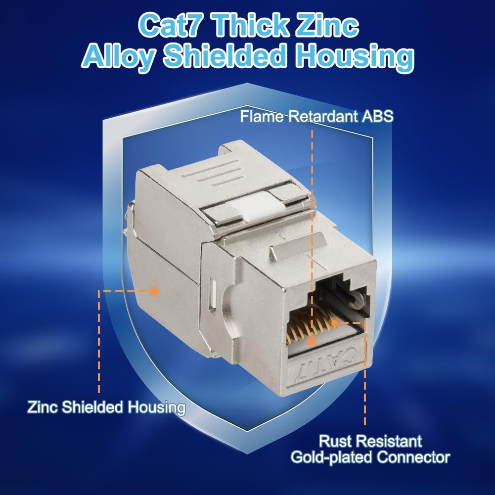 OFFCUP CAT 7 Modulo Keystone Jack, Modulo Keystone Cat-7 schermato 500 ...