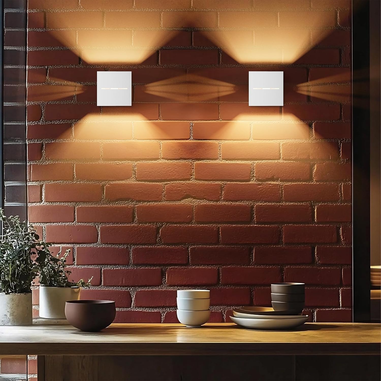 Klighten 2 Pezzi Lampade da Parete Interni 5W Bianco - immagine 7