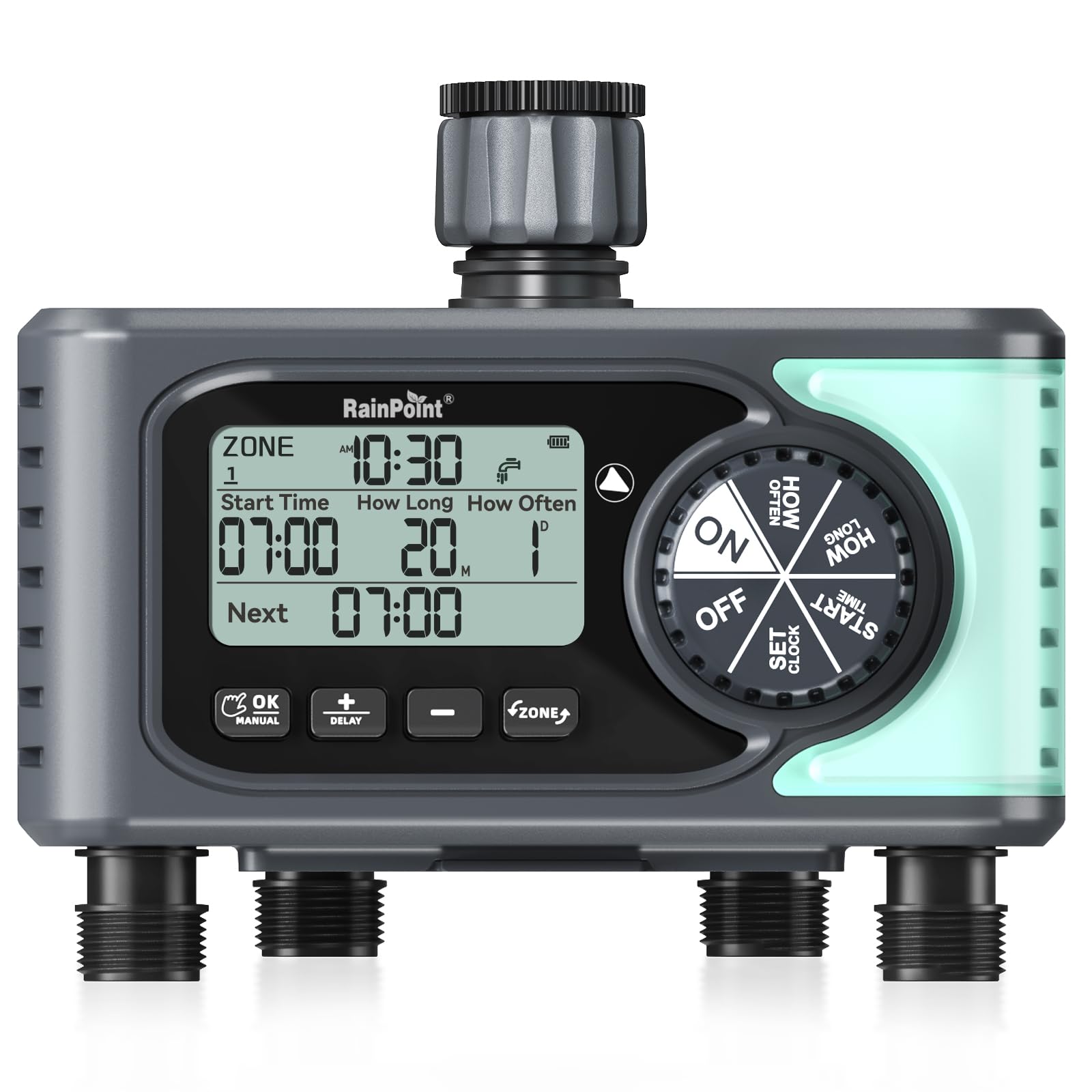 Rainpoint Centralina Irrigazione 4 Vie Automatica