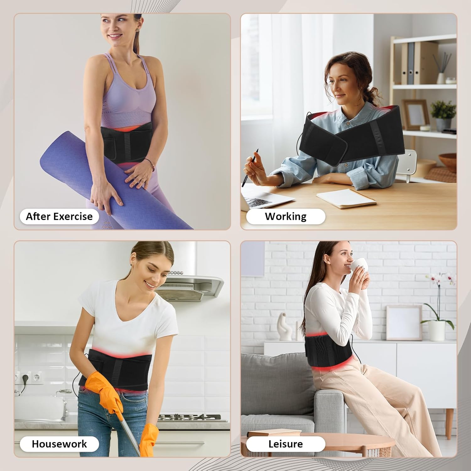 Hottoerak Cintura Lampada a Luce Rossa 660nm e 850nm - immagine 3