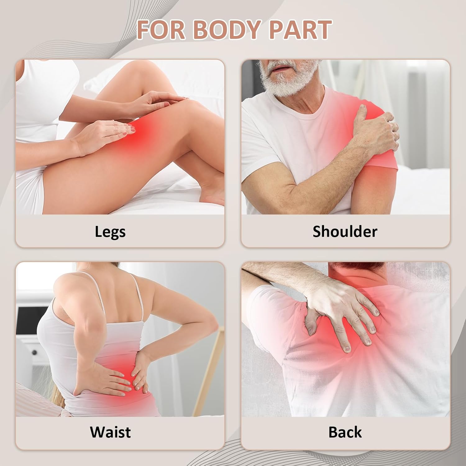 Hottoerak Cintura Lampada a Luce Rossa 660nm e 850nm - immagine 4