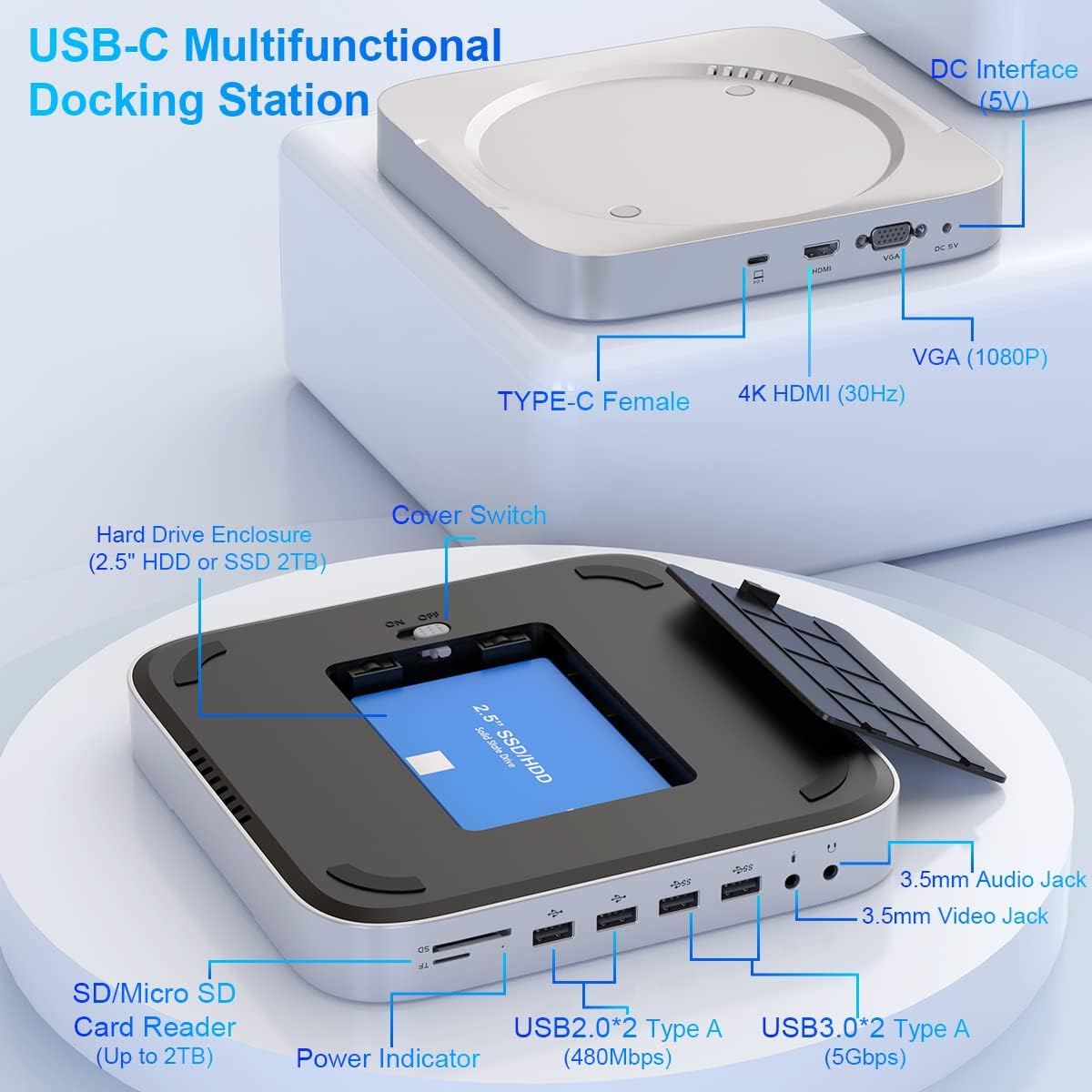 Mini Docking Station per Mac Mini M2/M1 - immagine 3