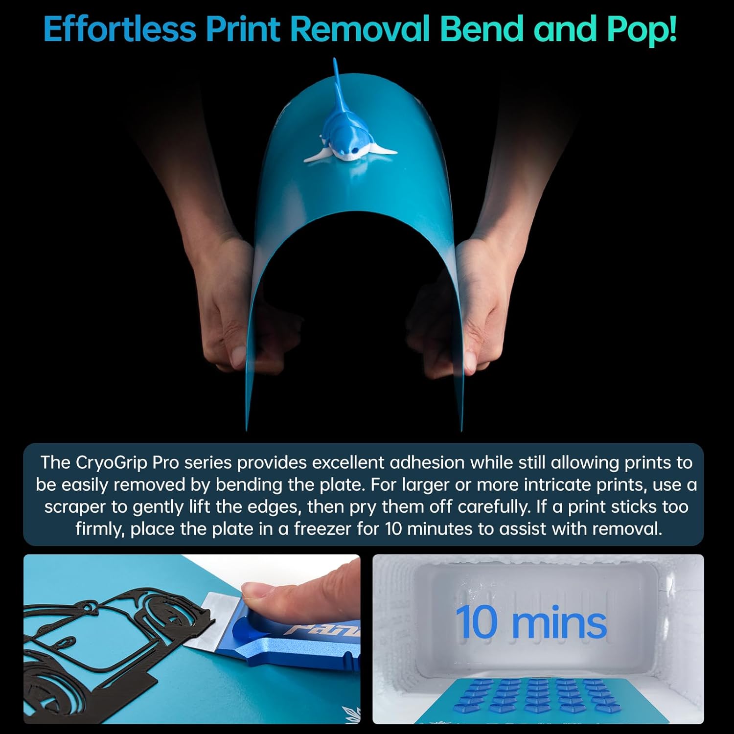 BIQU CryoGrip Pro Frostbite Panda Piastra Stampante 3D - immagine 5