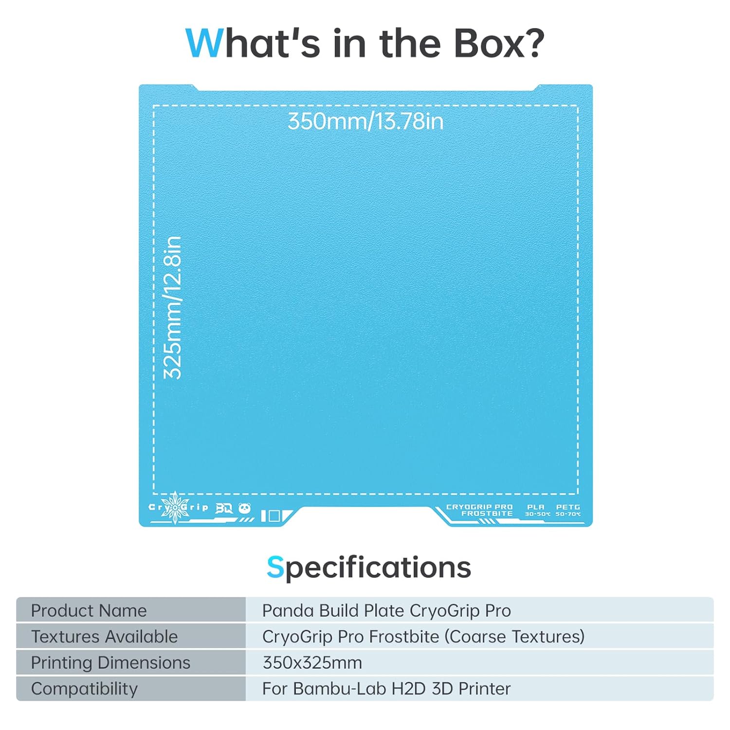 BIQU CryoGrip Pro Frostbite Panda Piastra Stampante 3D - immagine 7