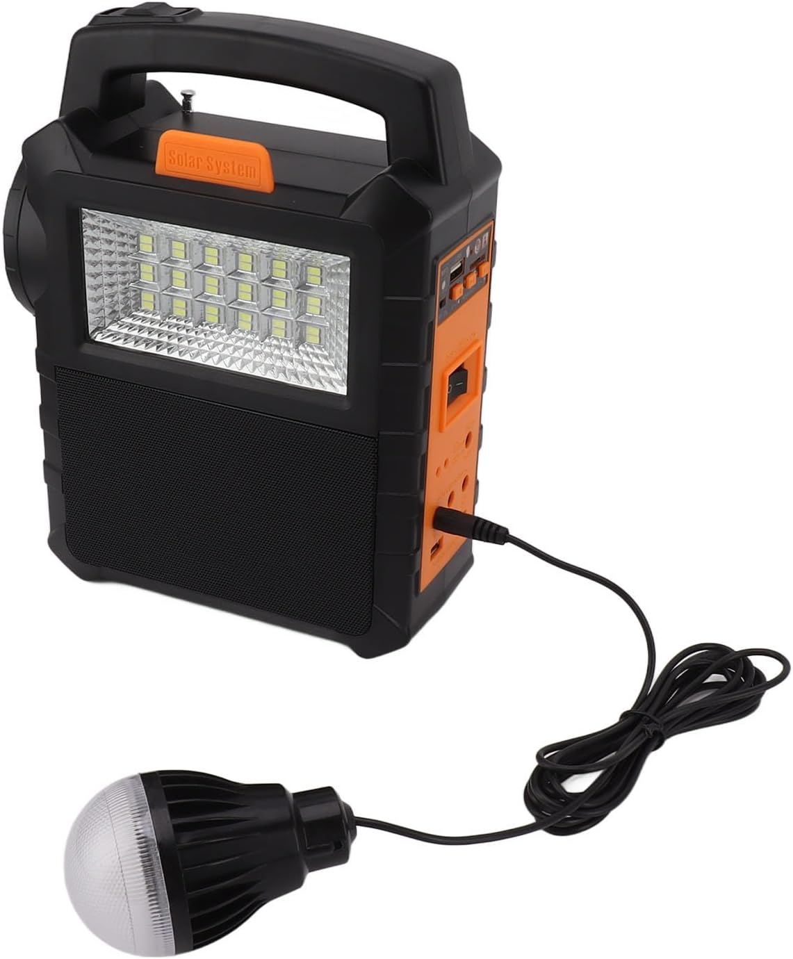 Denash Generatore Solare Portatile con Luci LED Integrate - immagine 3