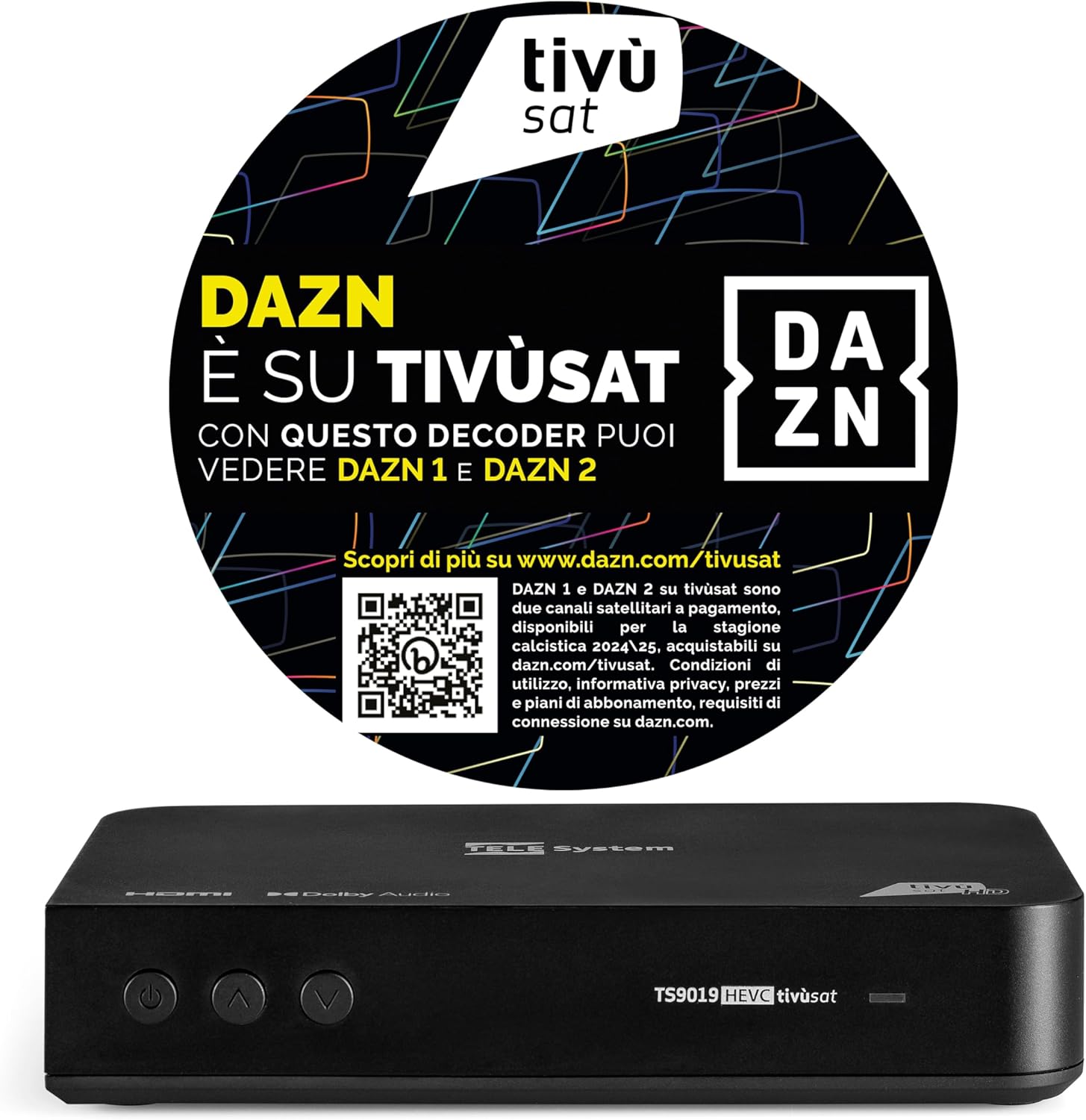 Tele System Decoder Satellitare TS9019HEVC con tivùsat Classic - immagine 2