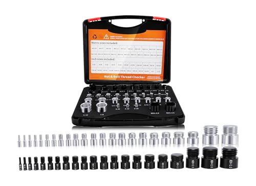 Gugxiom Tester Filettato 44 Pezzi per Dadi e Viti