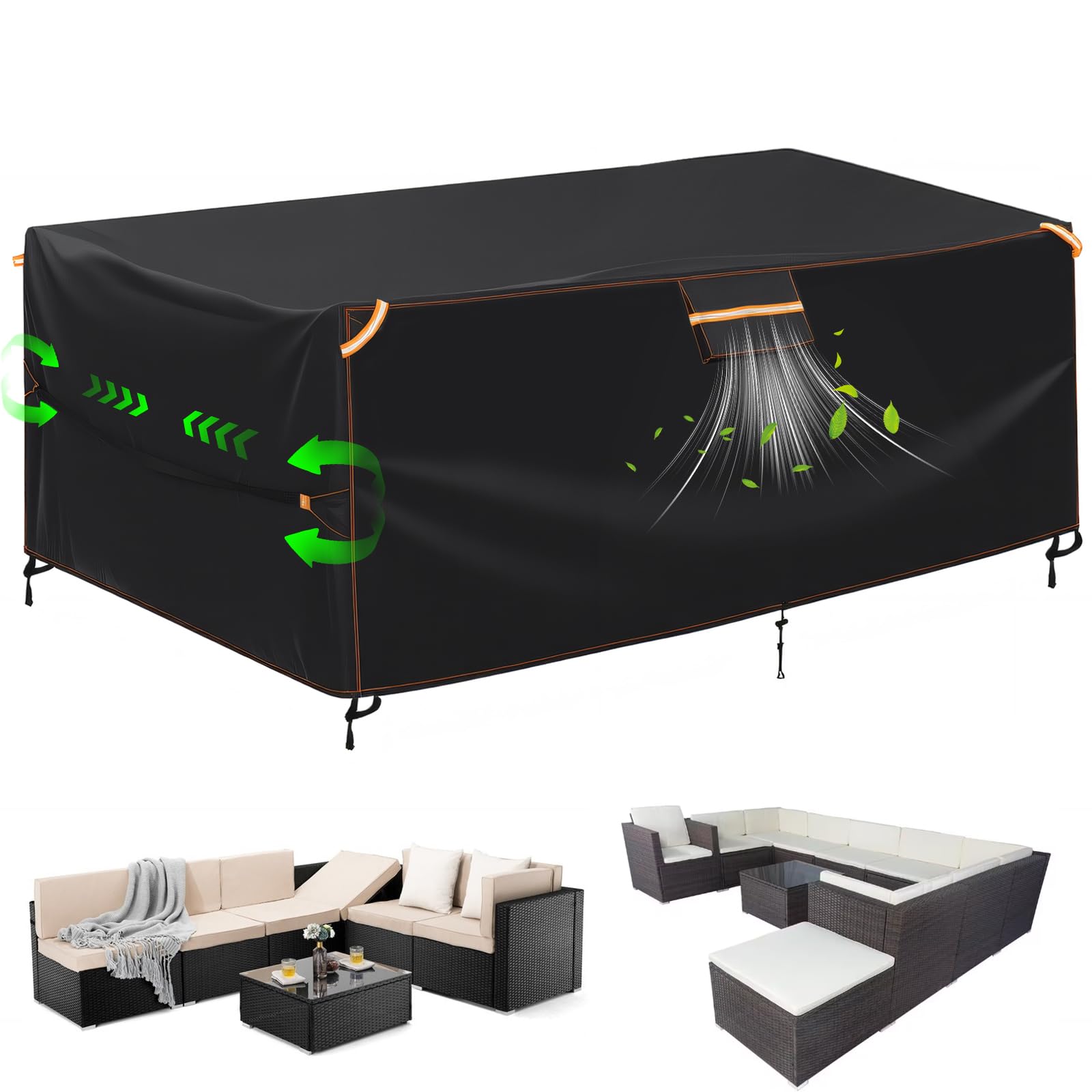 Copertura per Mobili da Giardino con Presa d'Aria