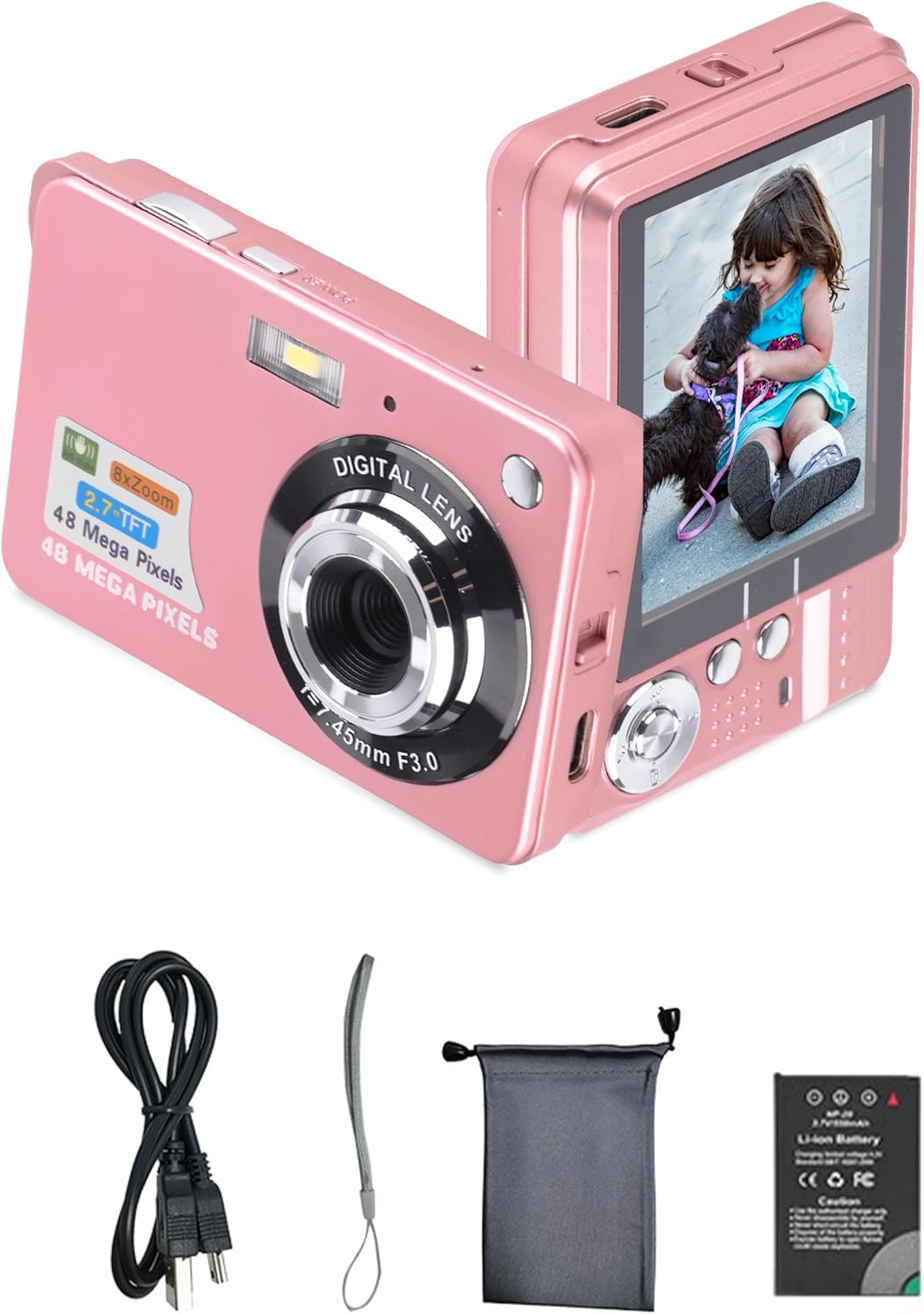 Mini Fotocamera Digitale 4K 48MP - immagine 1