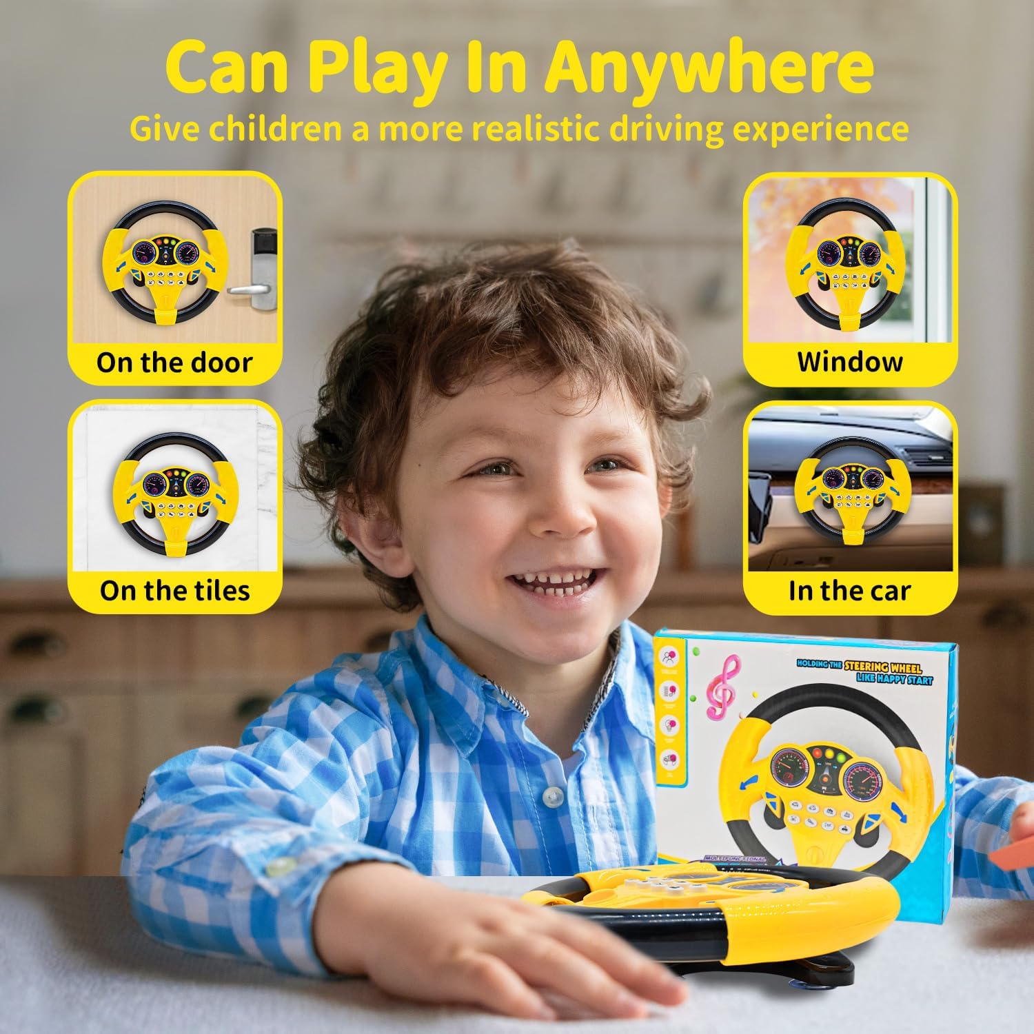 Cuackamily Volante Giocattolo Bambini Giallo - immagine 6