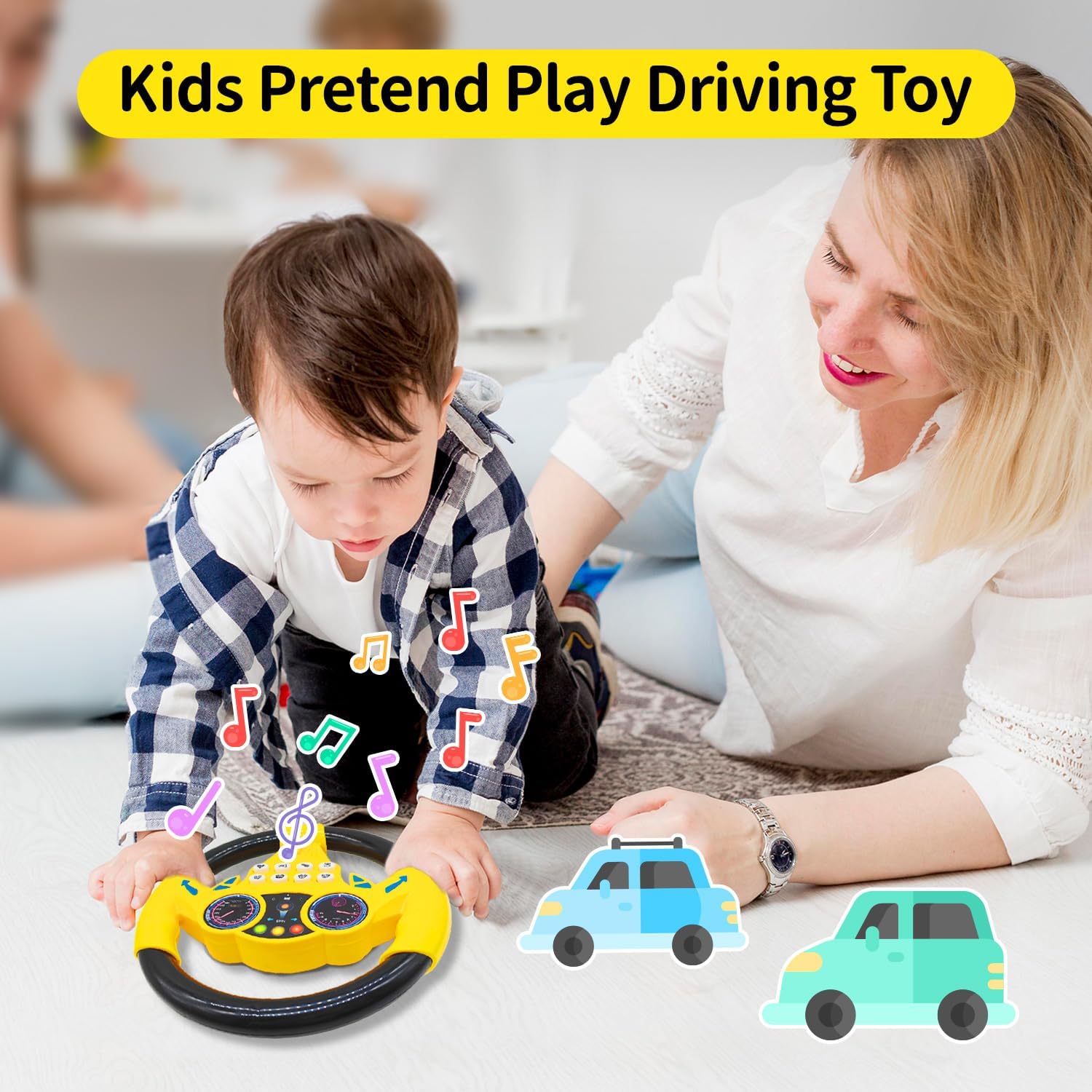 Cuackamily Volante Giocattolo Bambini Giallo - immagine 7