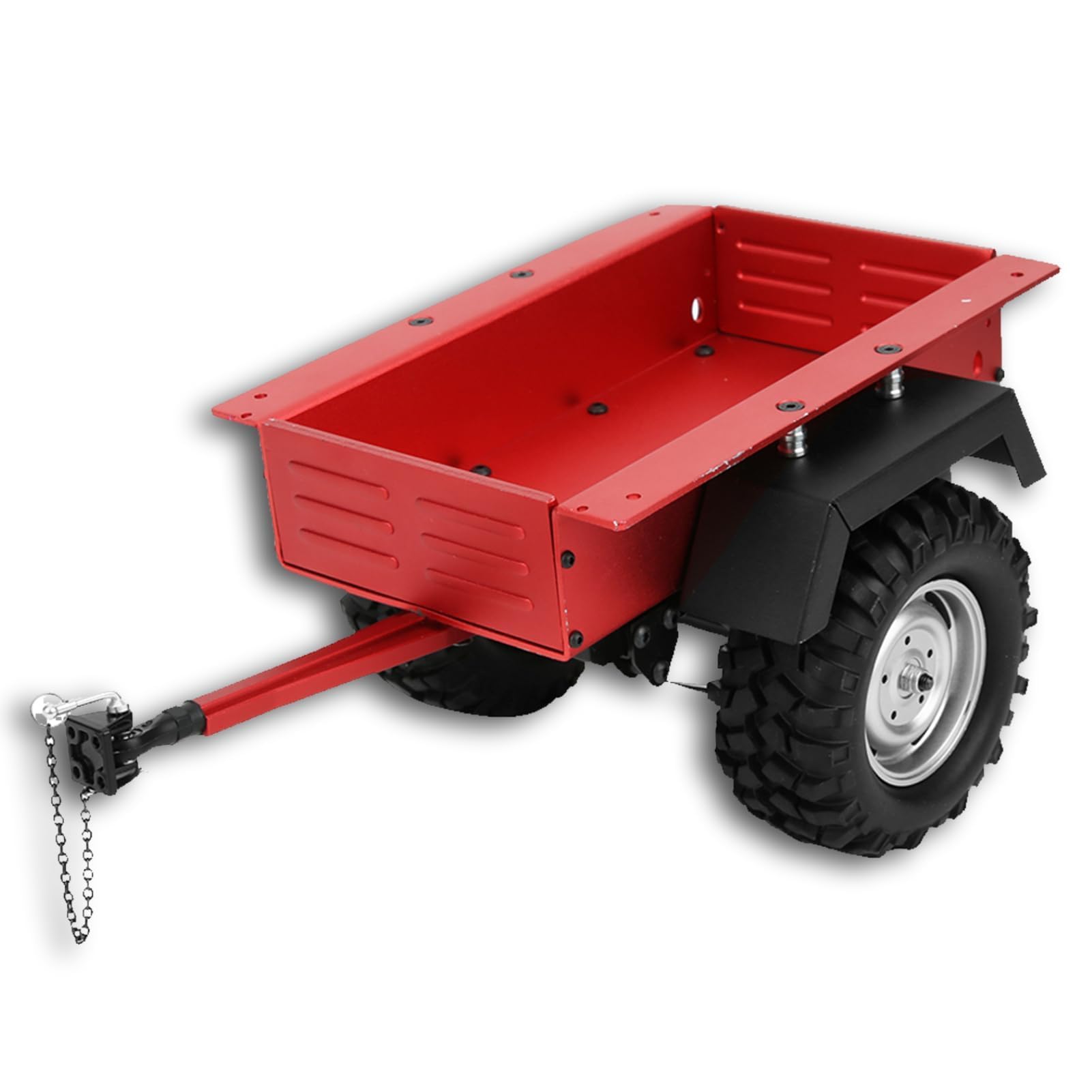 Auto Rimorchio RC in Lega di Alluminio, Rosso