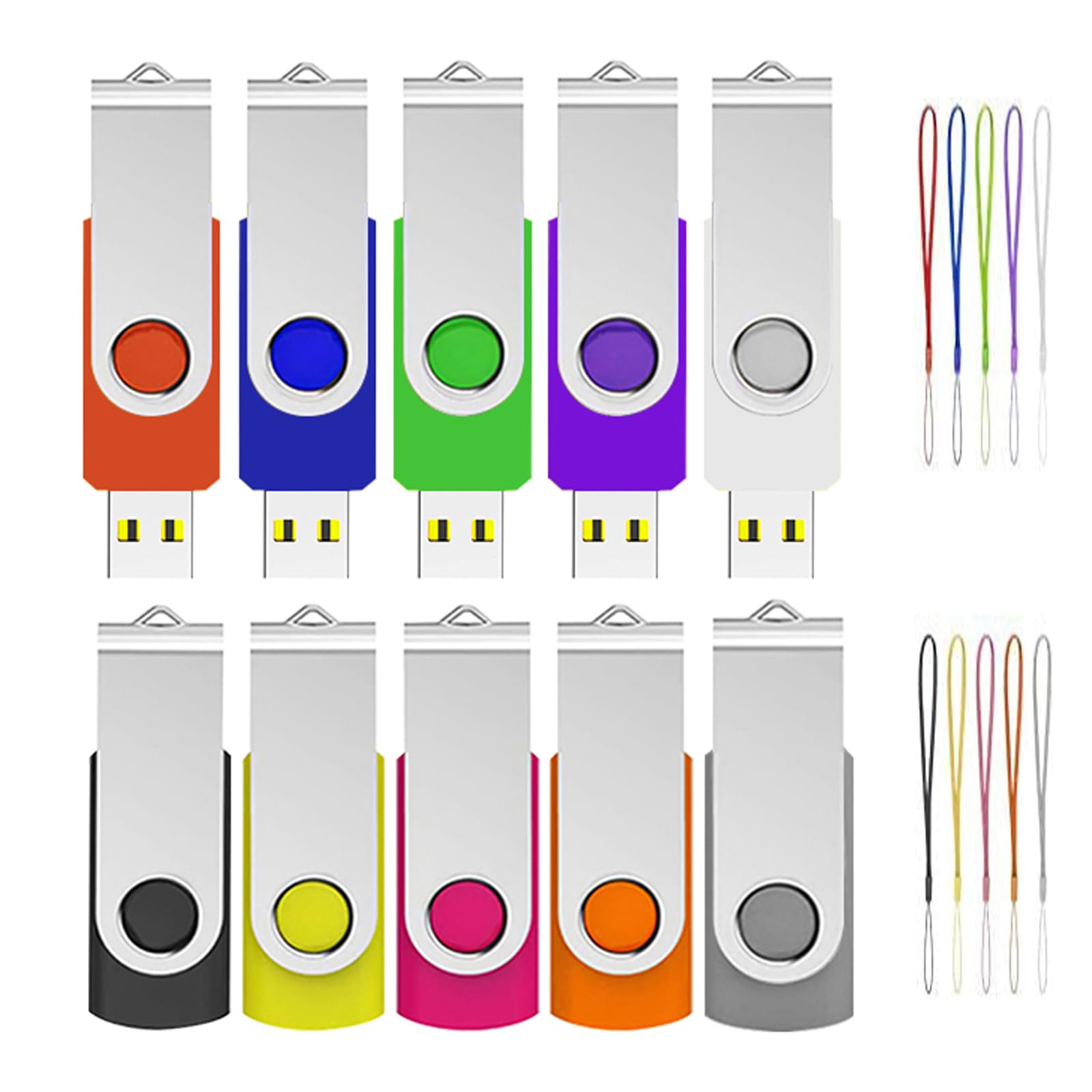 Ablaze 10 Pezzi Chiavetta USB 16GB 2.0 Multicolor