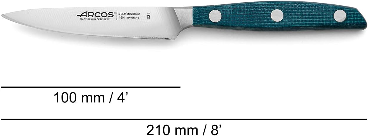 Arcos Set Coltelli da Cucina Forgiati 3 Pezzi, Blu - immagine 2