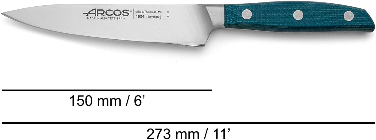Arcos Set Coltelli da Cucina Forgiati 3 Pezzi, Blu - immagine 3