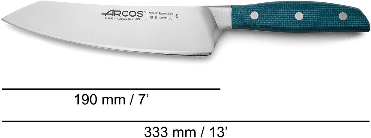 Arcos Set Coltelli da Cucina Forgiati 3 Pezzi, Blu - immagine 4