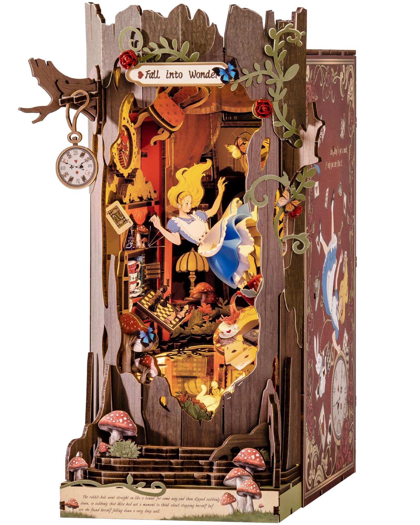 Rolife Book Nook Fall into Wonder - Miniatura Adulti