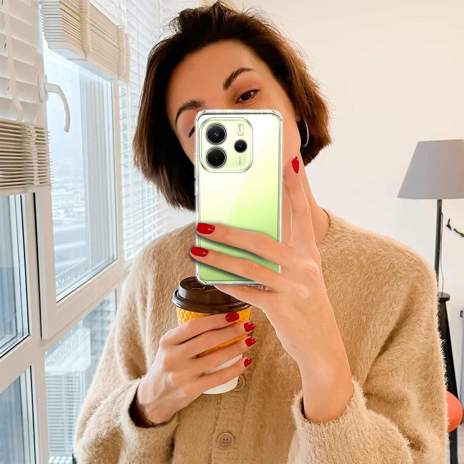 Ivoler Cover Trasparente per Xiaomi Redmi Note 14 4G - immagine 7