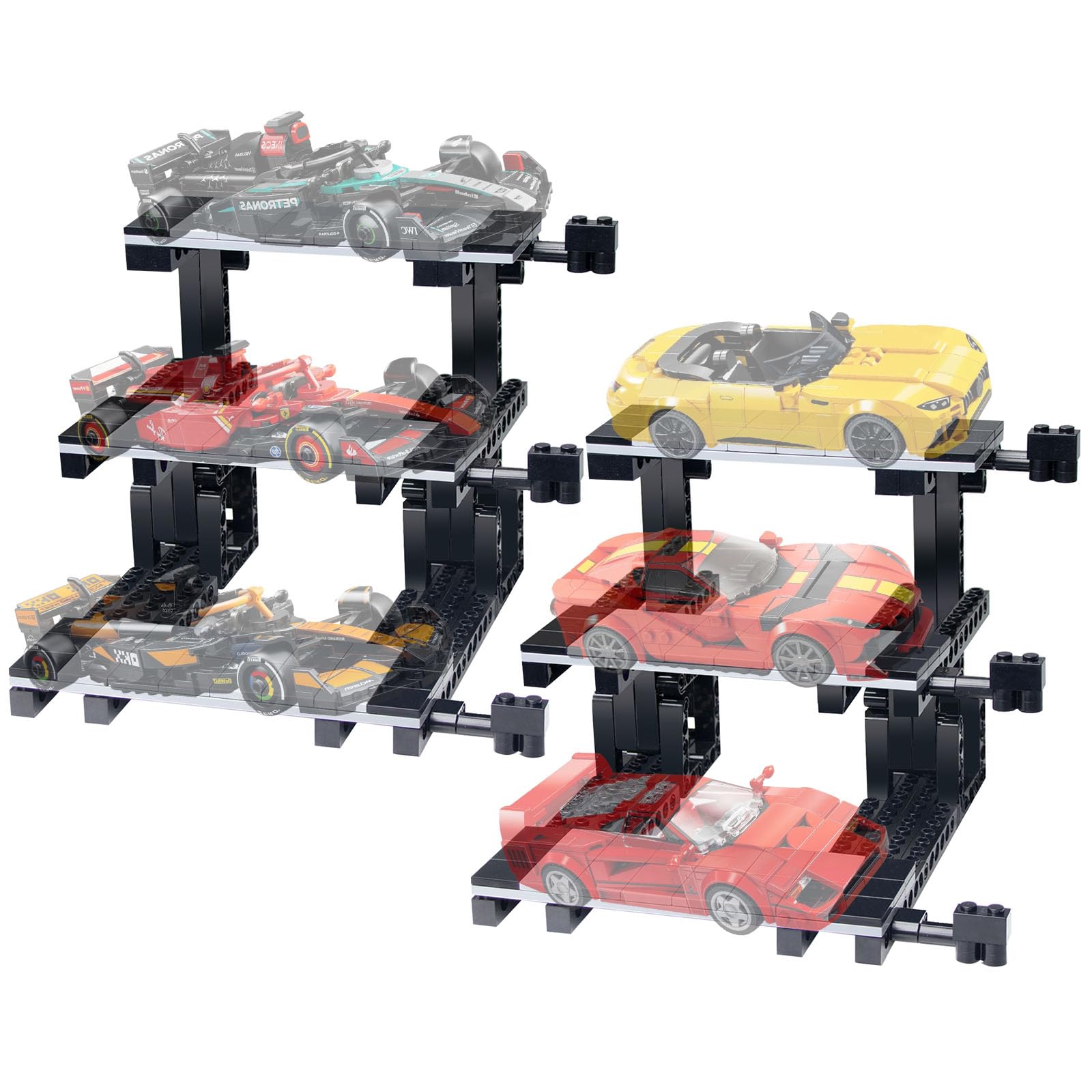 Espositore 3 Strati per Auto Lego Speed Champion (2 pz)