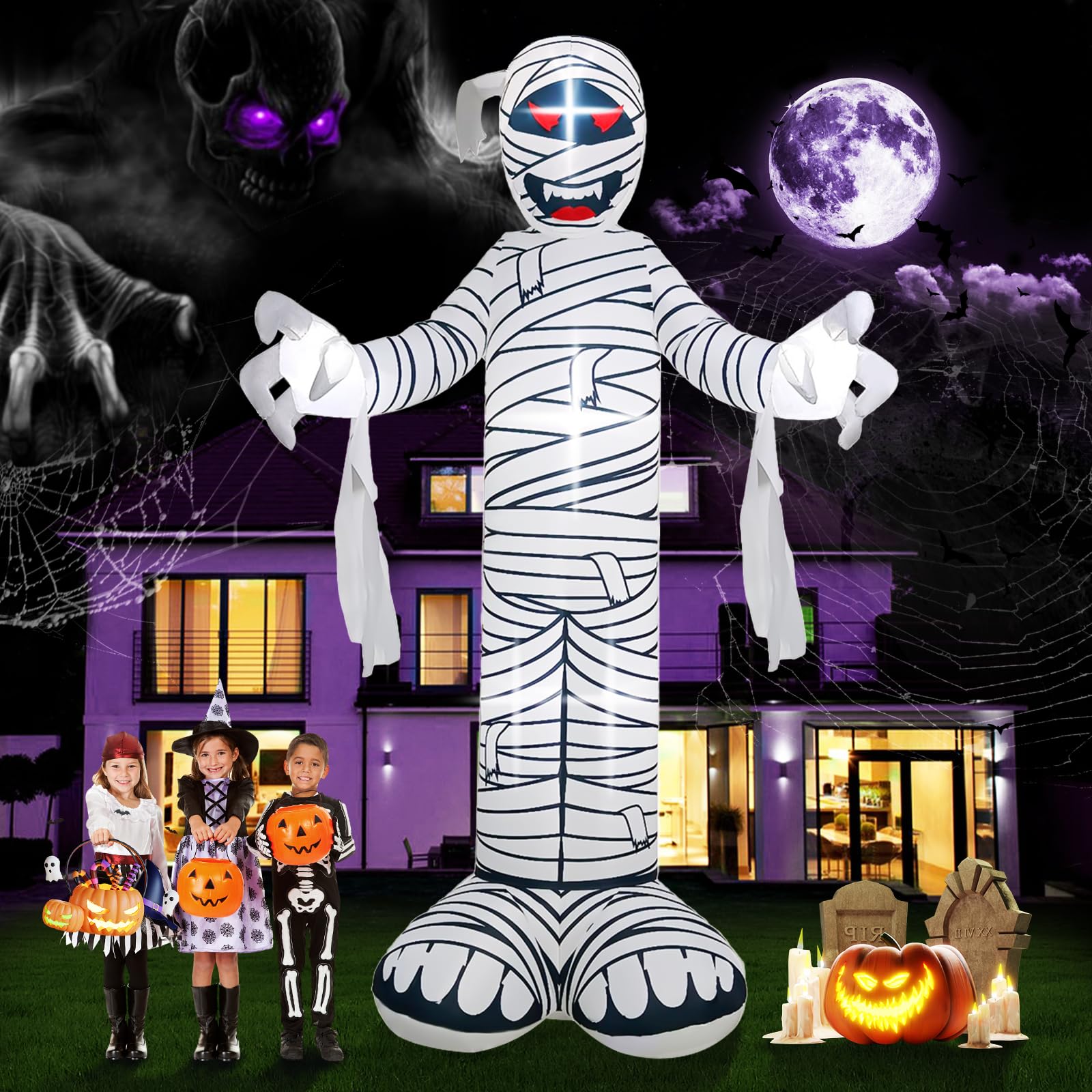 Kalolary Mummia Gonfiabile Halloween 12 FT