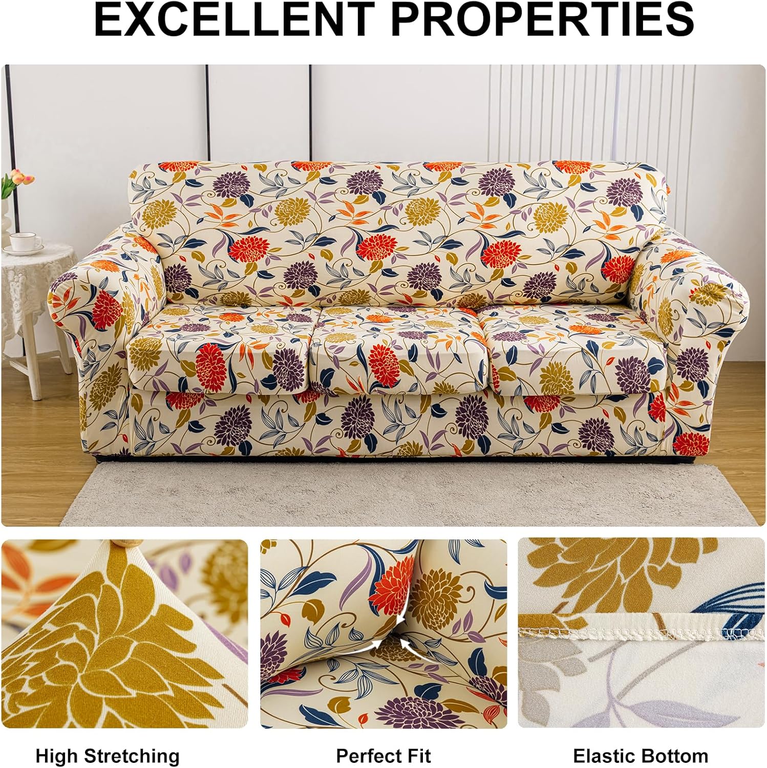 ARNTY Copridivano Elasticizzato con Cuscini Separati - immagine 2