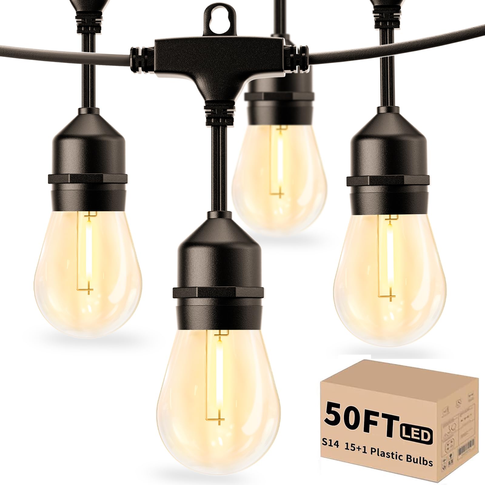 Svater Catena Luminosa Esterno 14m LED 2700K