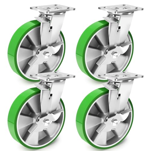 Humagineer Ruote Girevoli Industriali con Freno 200mm