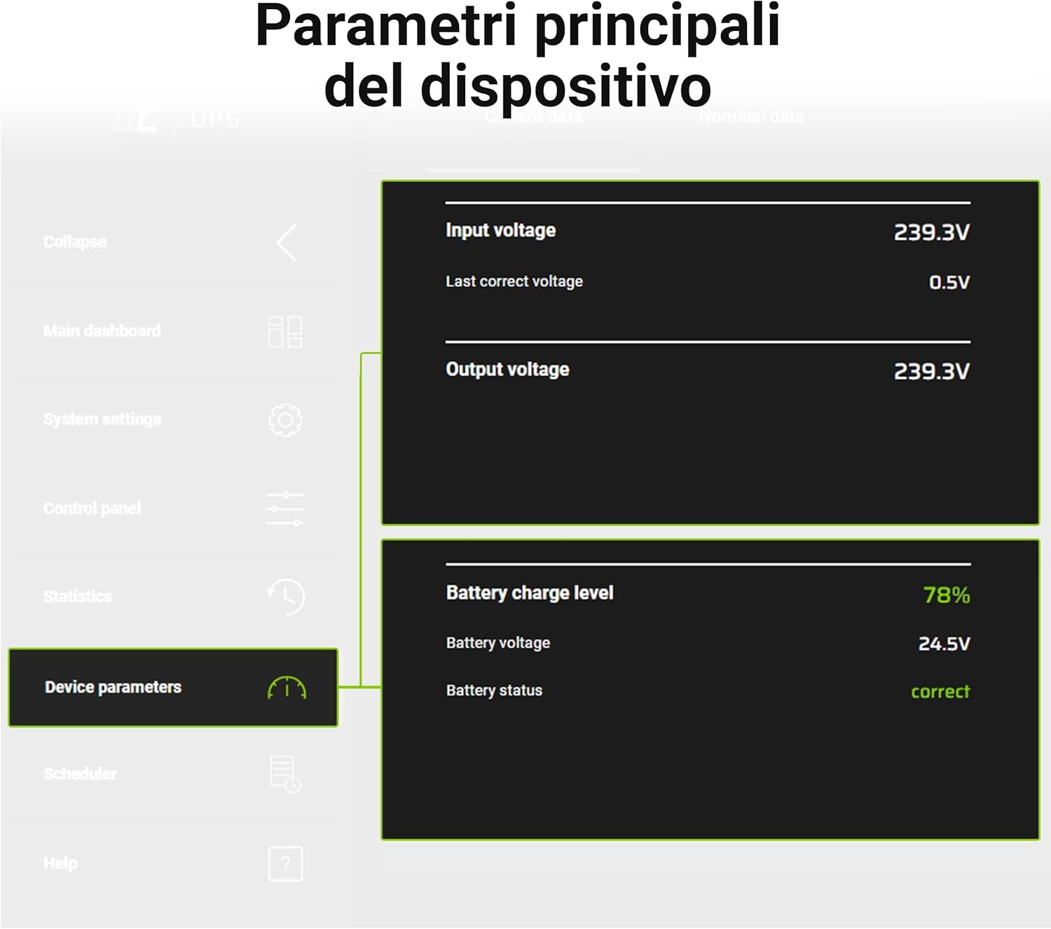 Green Cell UPS 1000VA (600W) Line Interactive con Display LCD - immagine 6