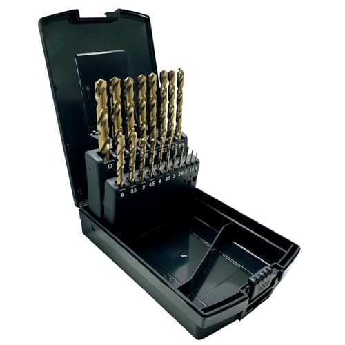 Greywolf Set 19 Punte Cobalto M35 HSS (1-10mm)