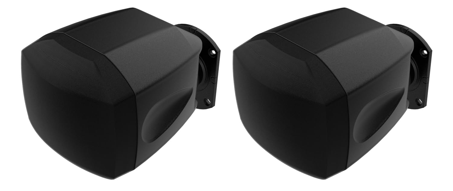 Audibax Java 4 TB - Altoparlanti Passivi a Parete, Nero