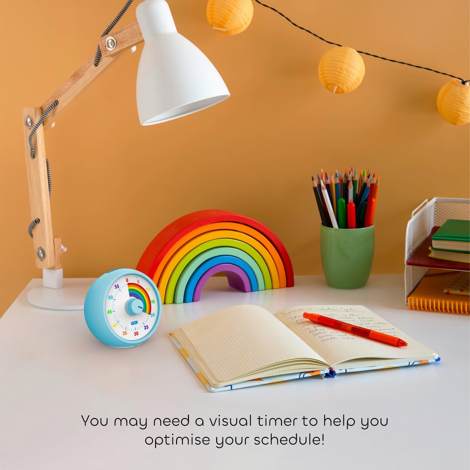 Timer Visivo 60 Minuti Countdown, Blu - immagine 4