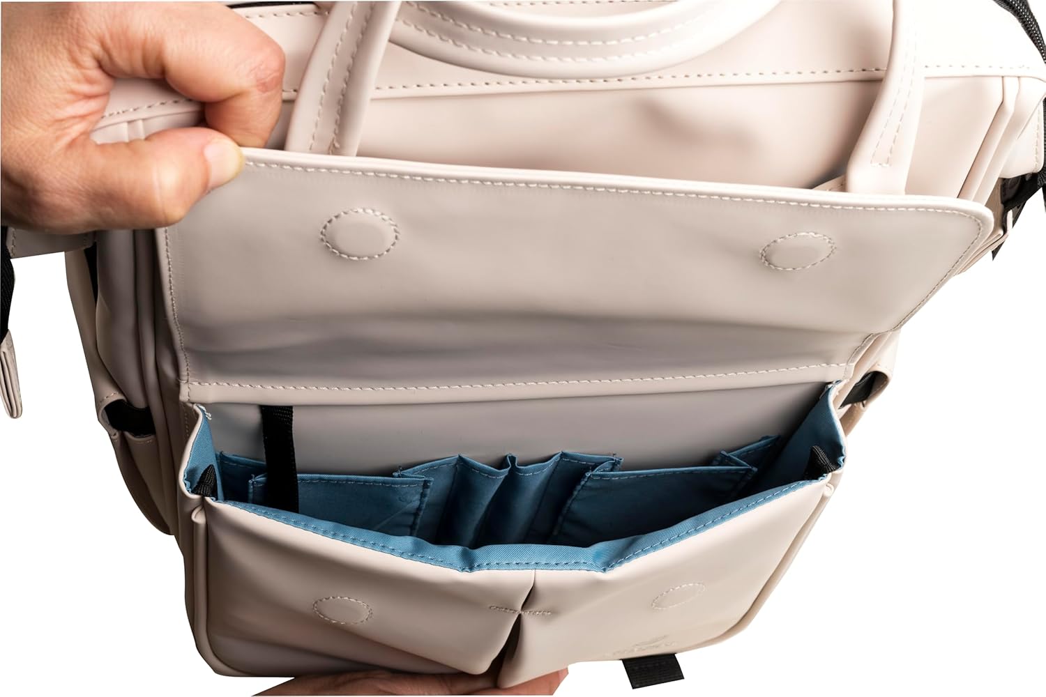 Exacompta Exactive - Zaino per Computer in PU Beige - immagine 3