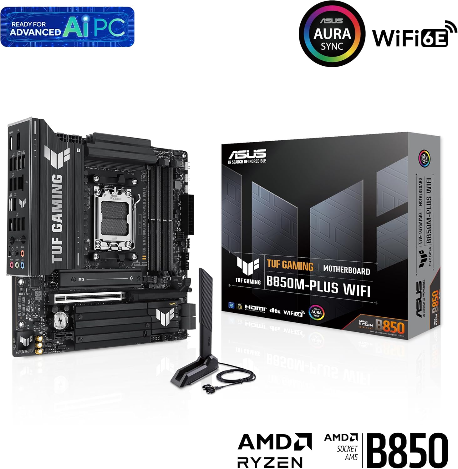 TUF GAMING B850M-PLUS WIFI - immagine 2