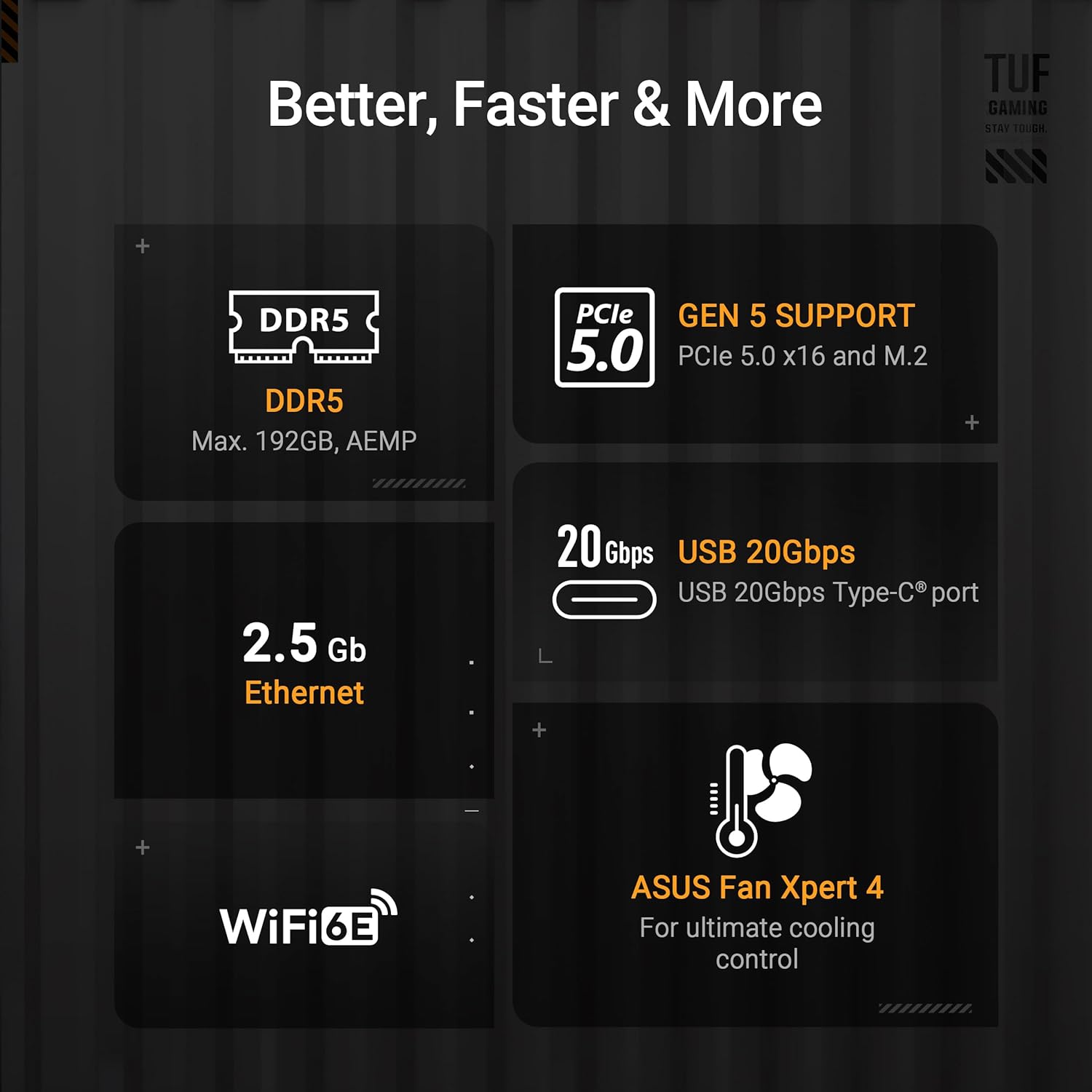 TUF GAMING B850M-PLUS WIFI - immagine 6