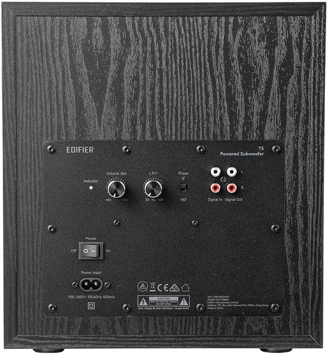 Edifier T5 Subwoofer 70W Negro - immagine 6