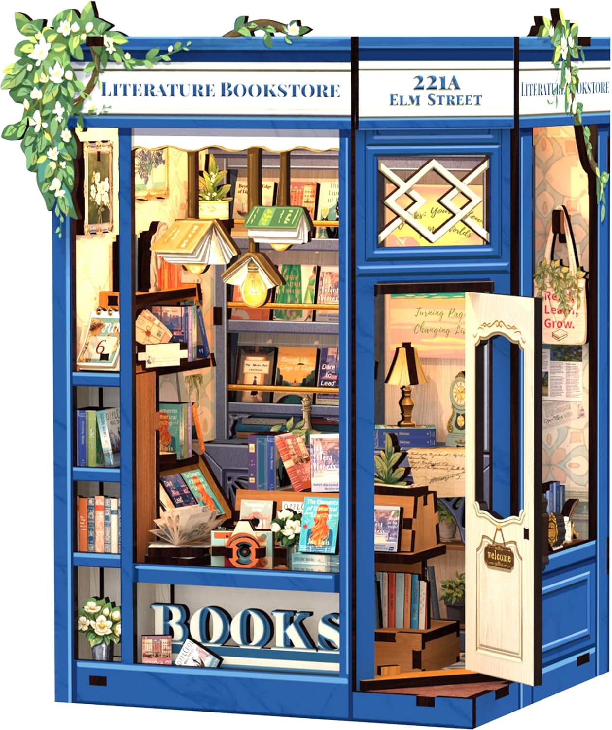CUTEBEE Book Nook Kit - Miniatura Fai da Te per Adulti - immagine 1