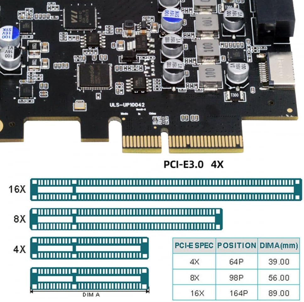 Cy Presa Pannello Frontale USB 3.1 Tipo E - immagine 5