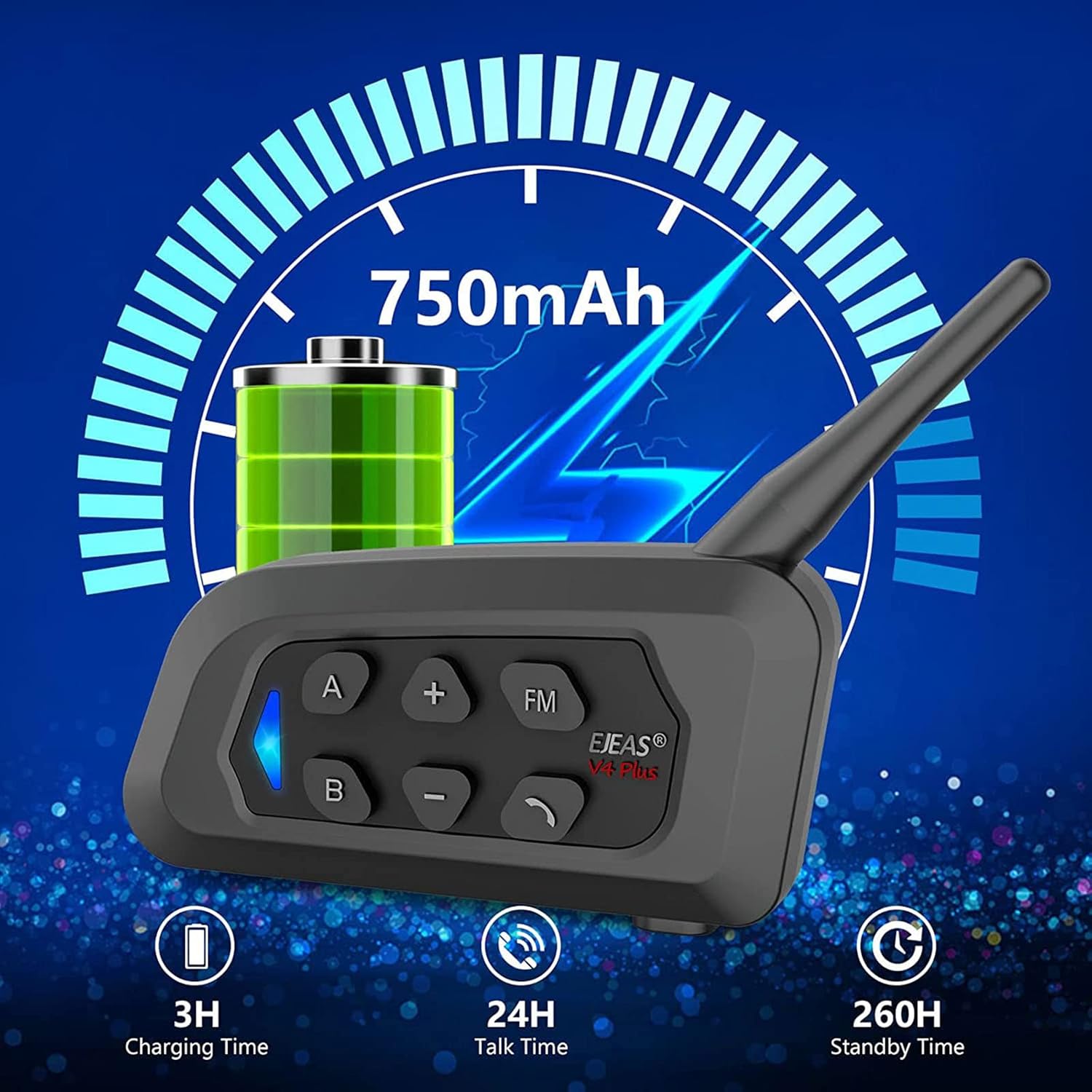 V4C Plus Cuffie Interfono Bluetooth per Arbitro di Calcio - immagine 5