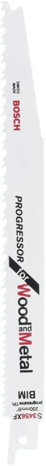 Bosch Professional 25 Lame per Sega Universale S 3456 XF, Nere