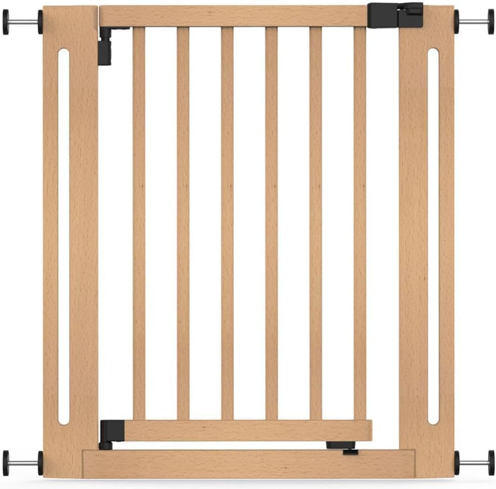 Safetots Elegance Cancello di Sicurezza in Legno, Naturale