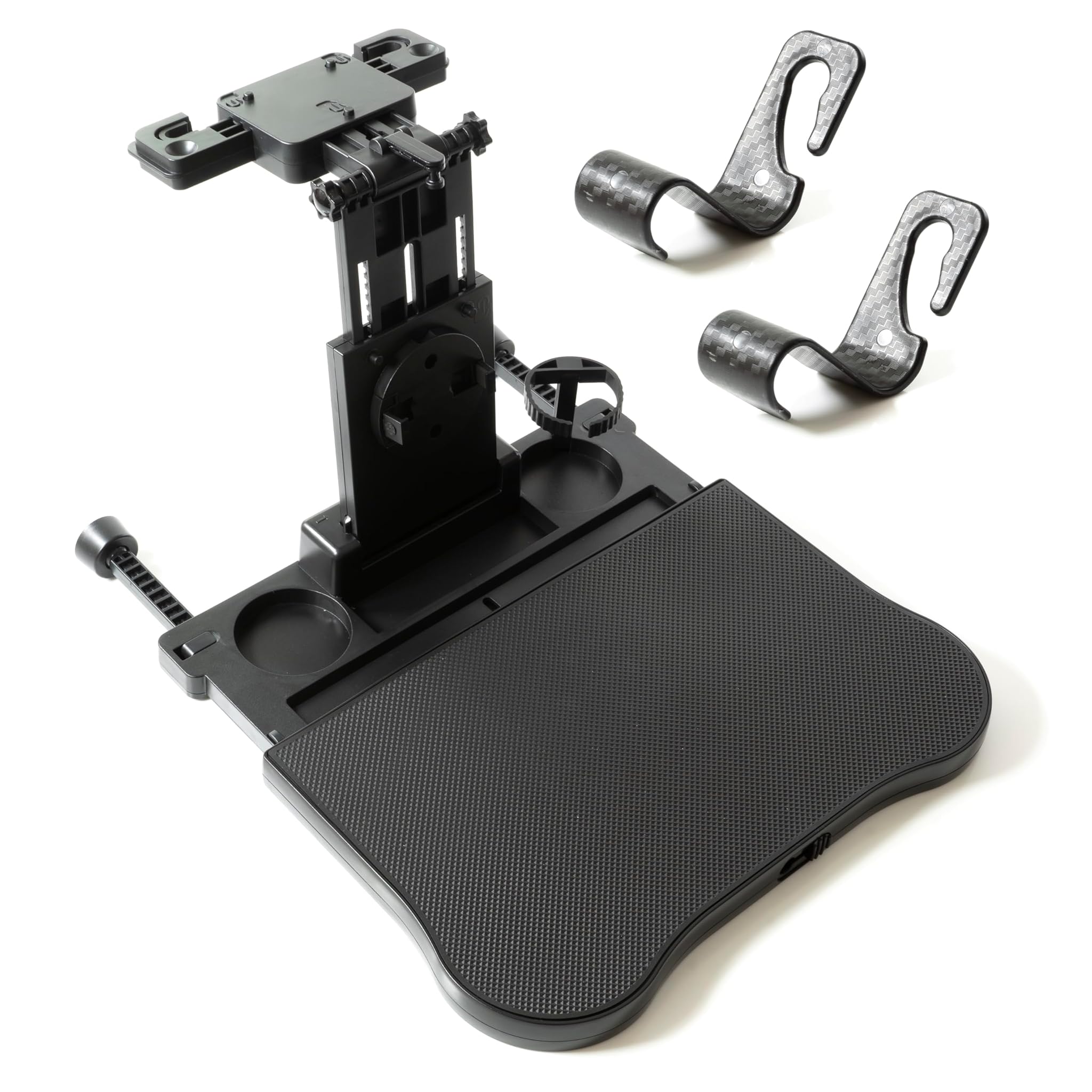 Vassoio per sedile auto, pieghevole, per bambini o passeggeri, organizer per il pranzo e il cibo, da viaggio, con supporto per riporre oggetti