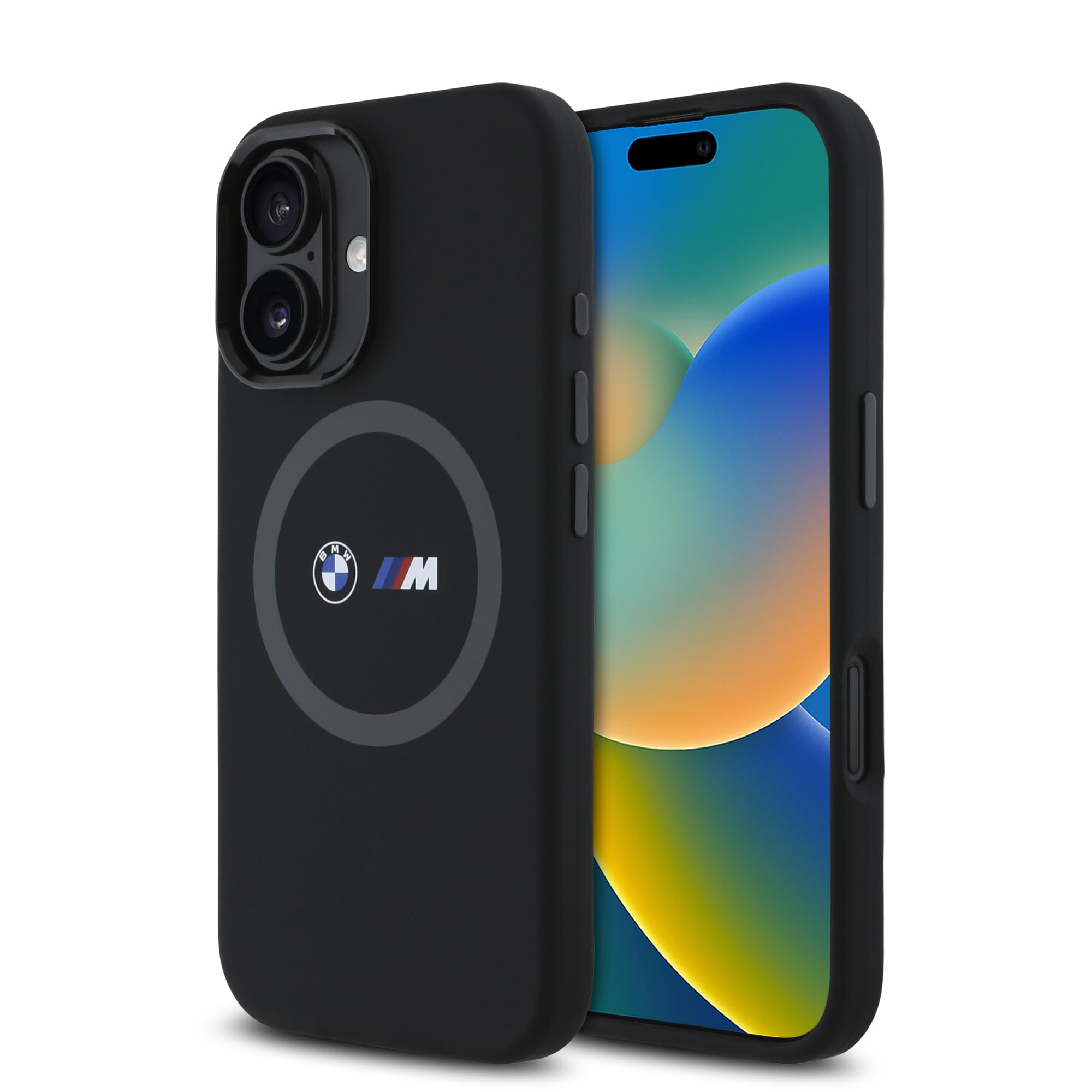 Cg Mobile BMW HC M - Custodia per iPhone 16, Nera