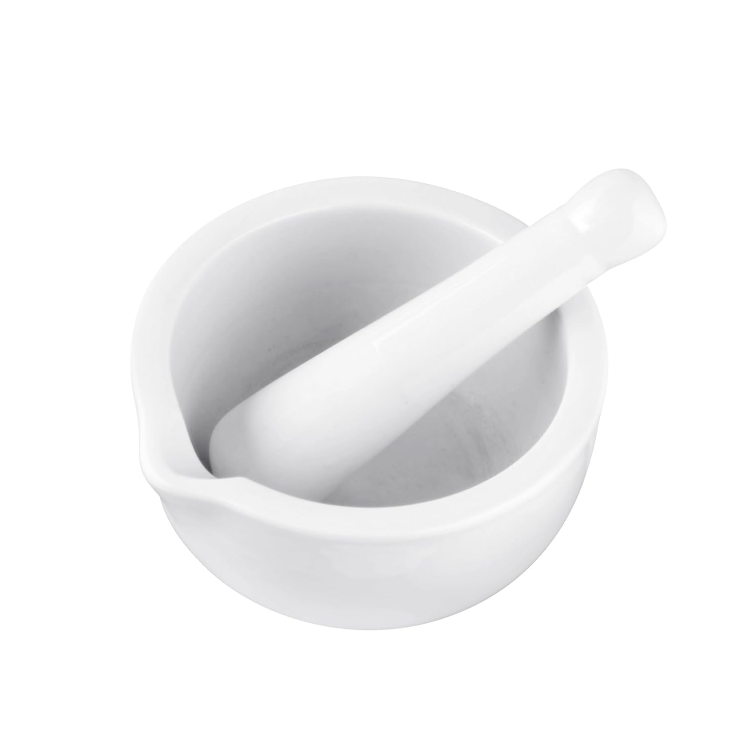 Fackelmann Pestello e Mortaio 11 cm in Porcellana, Bianco - immagine 1