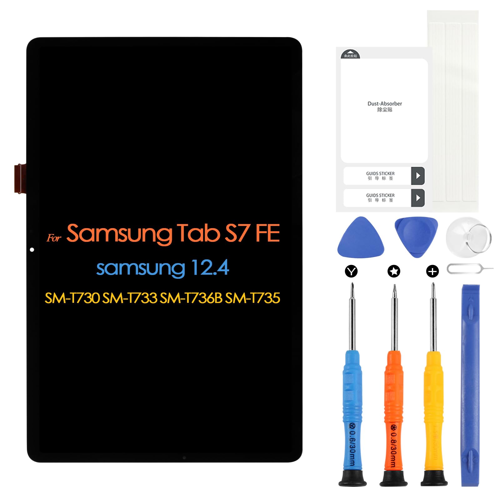 Schermo LCD per Samsung Galaxy Tab S7 FE 12,4"