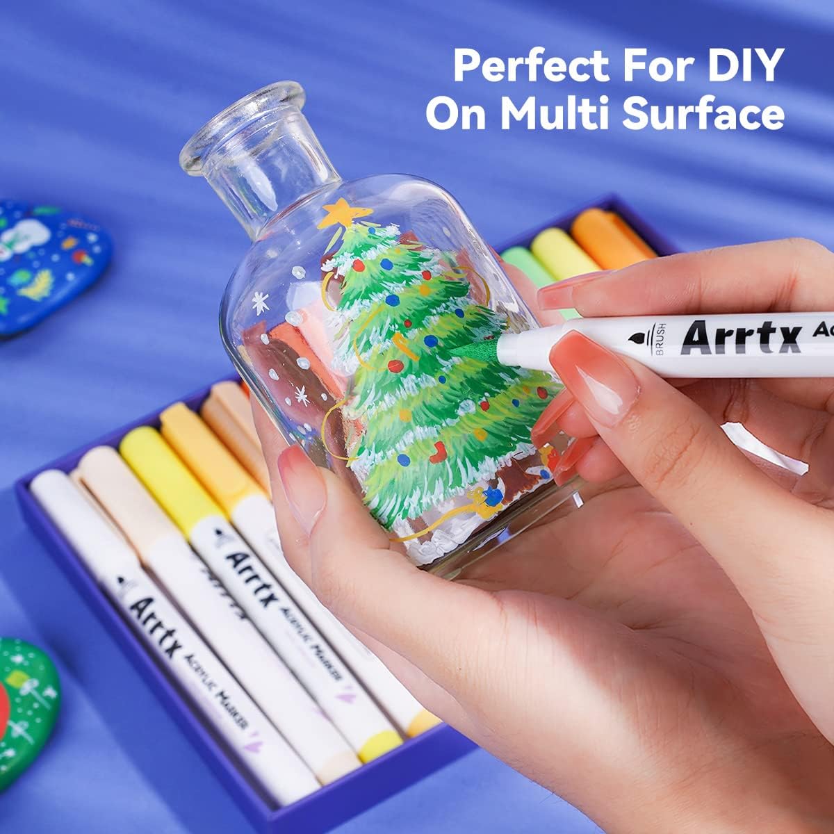 Arrtx Matite Acriliche 30 Colori Impermeabili - immagine 7