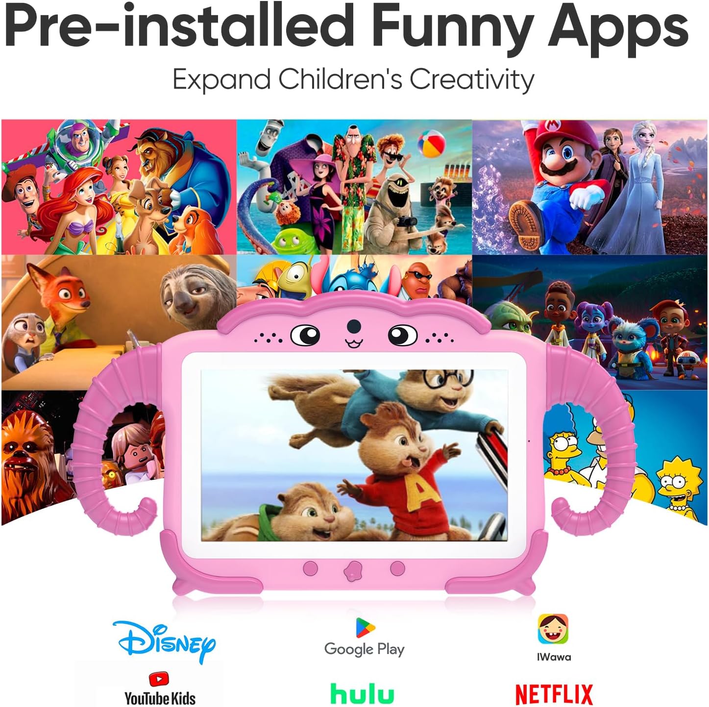 Tablet Android 7 Pollici per Bambini 2GB RAM + 32GB - immagine 3