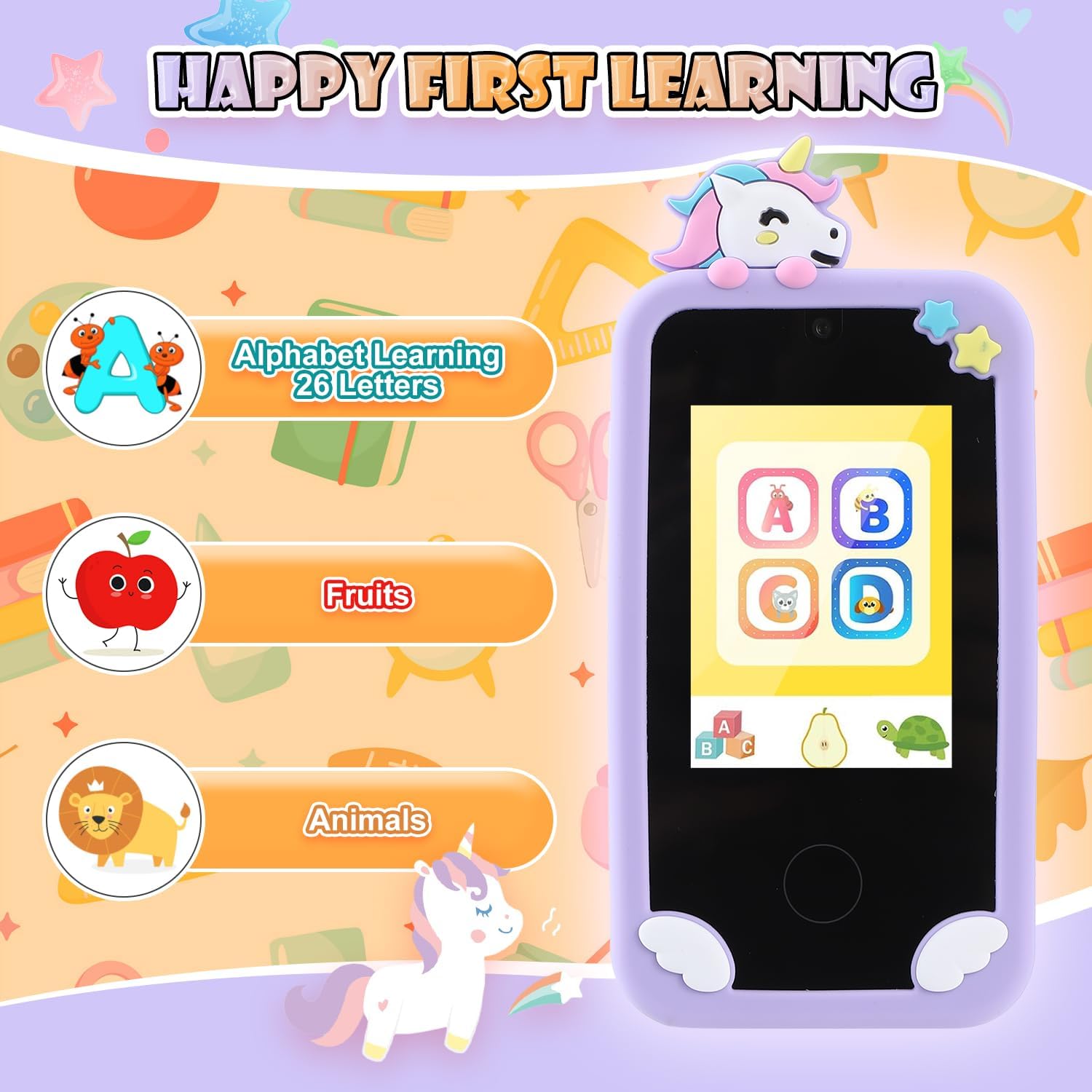 Weslery Cellulare per Bambini con Touchscreen - immagine 3