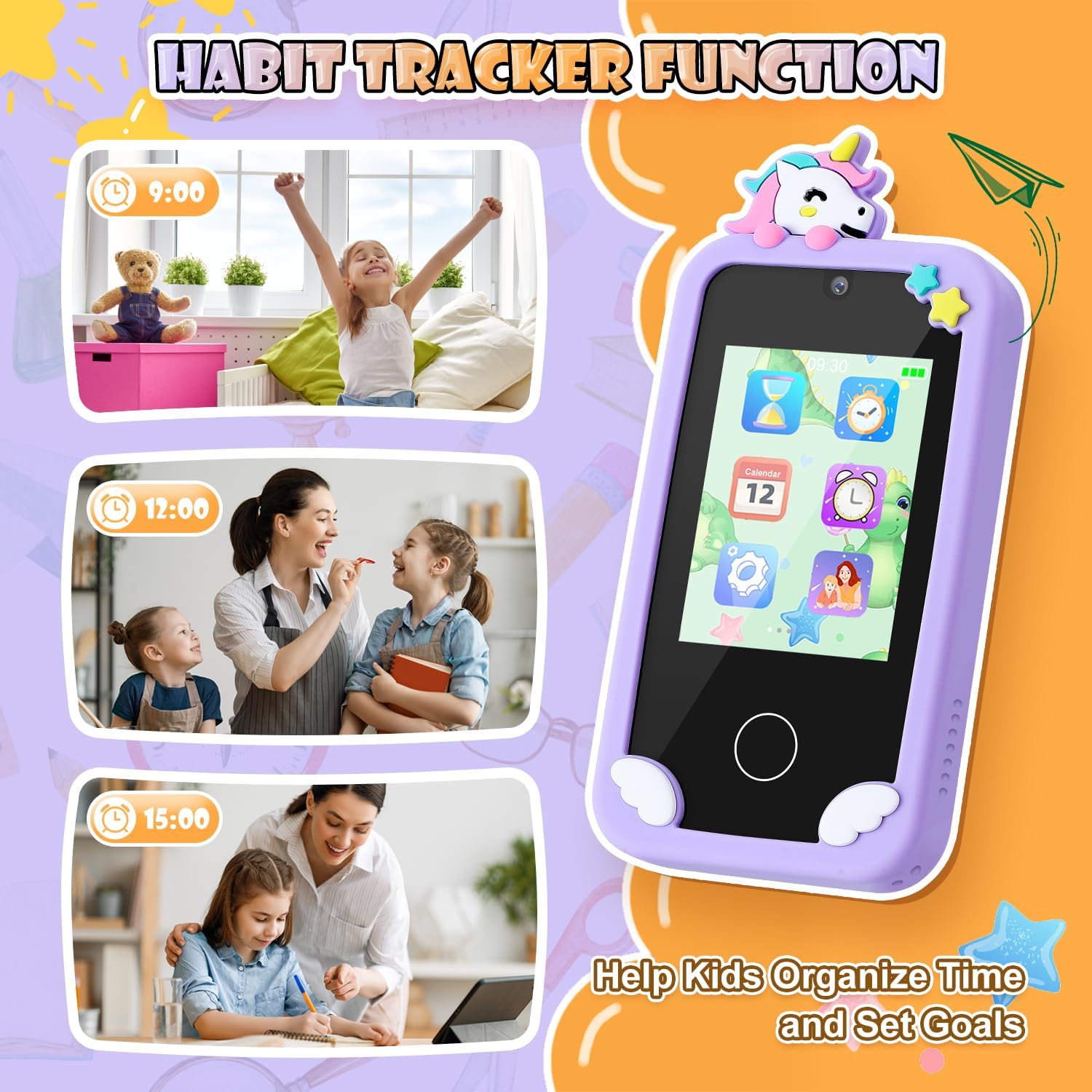 Weslery Cellulare per Bambini con Touchscreen - immagine 5
