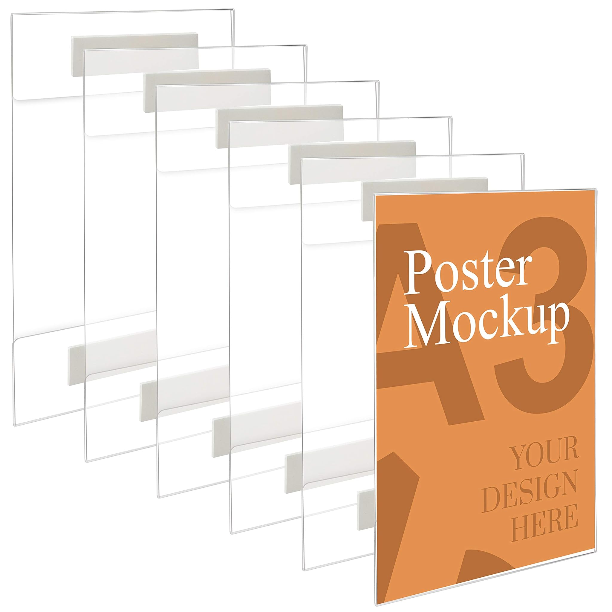 Kurtzy Cornici Adesive da Parete A3 (6pz)