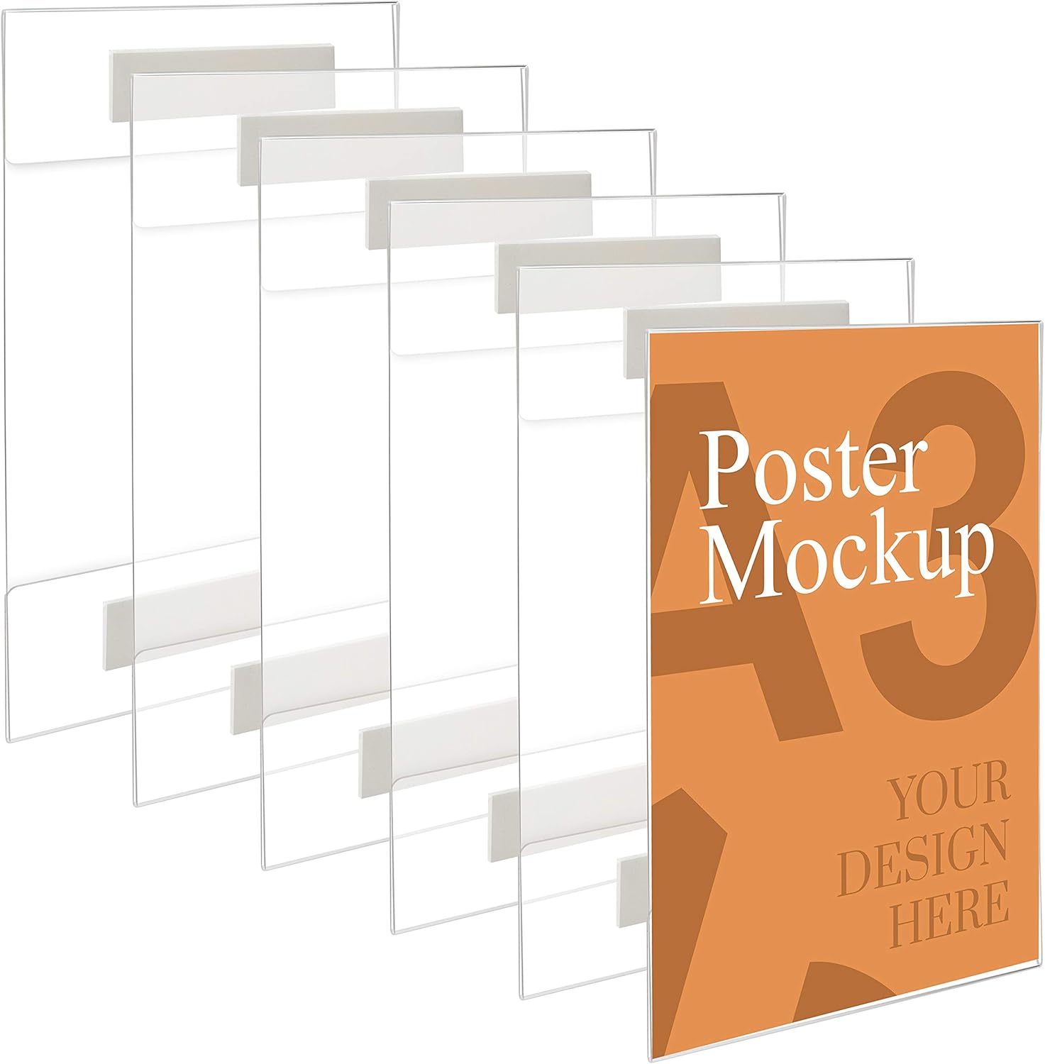 Kurtzy Cornici Adesive da Parete A3 (6pz) - immagine 1